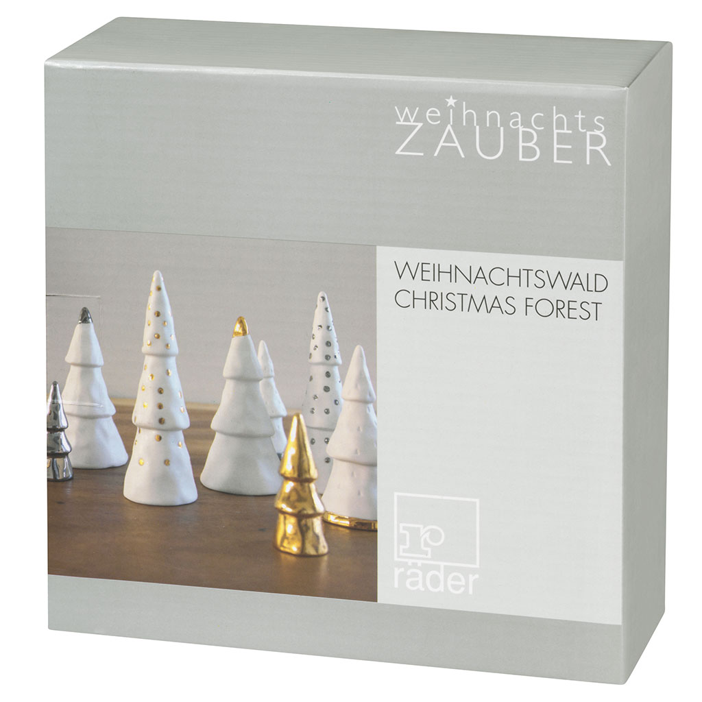 Räder Weihnachtswald Silber 