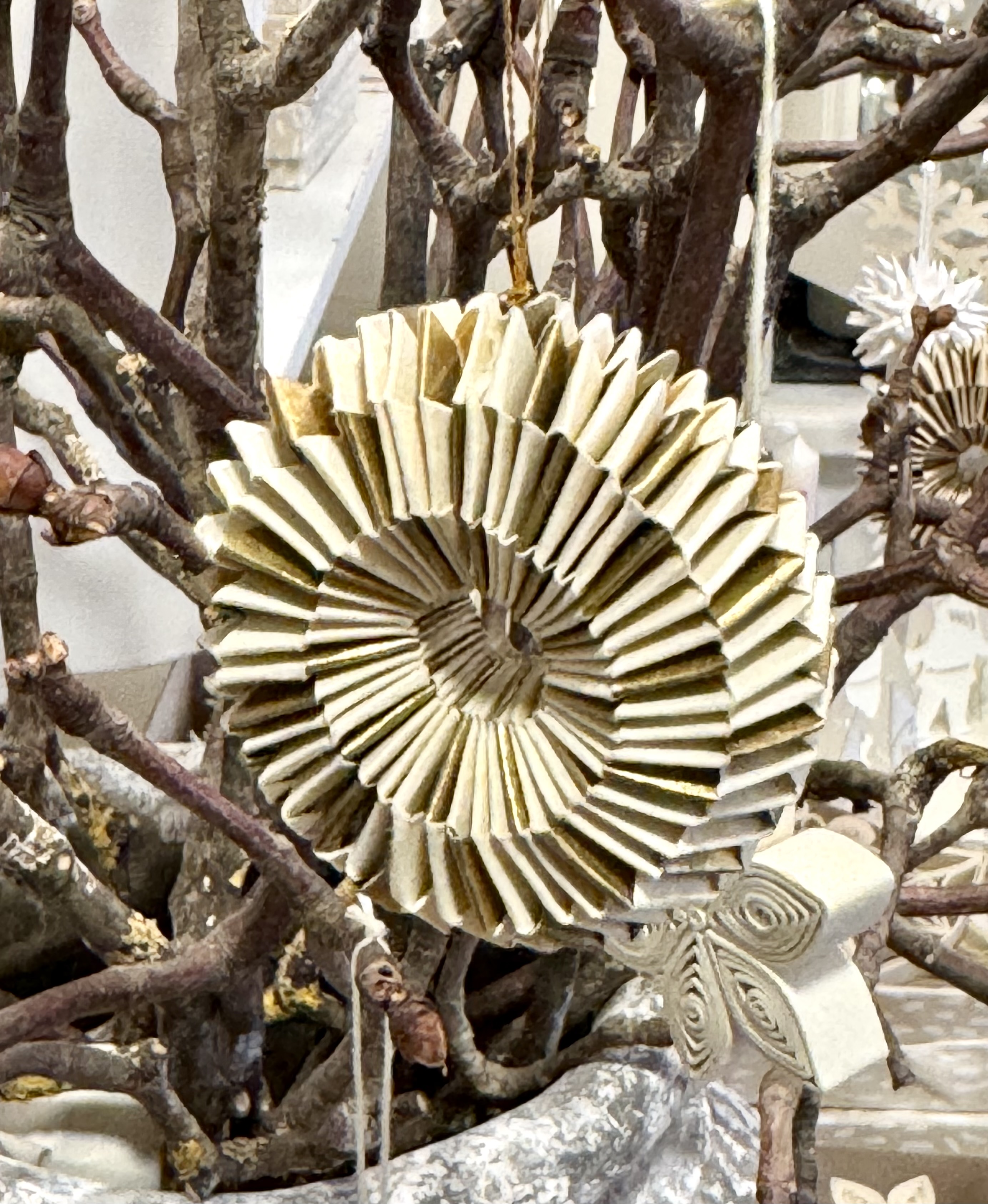 SPIN CHRISTMAS DECORATION - 2 STÜCK IN GESCHENKBOX 