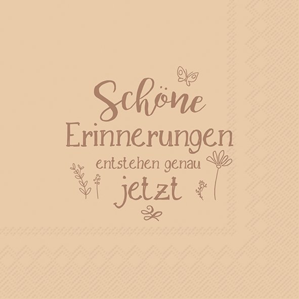 Ideal Home Range - LUNCH SERVIETTEN - SCHÖNE ERINNERUNGEN ENTSTEHEN GENAU JETZT