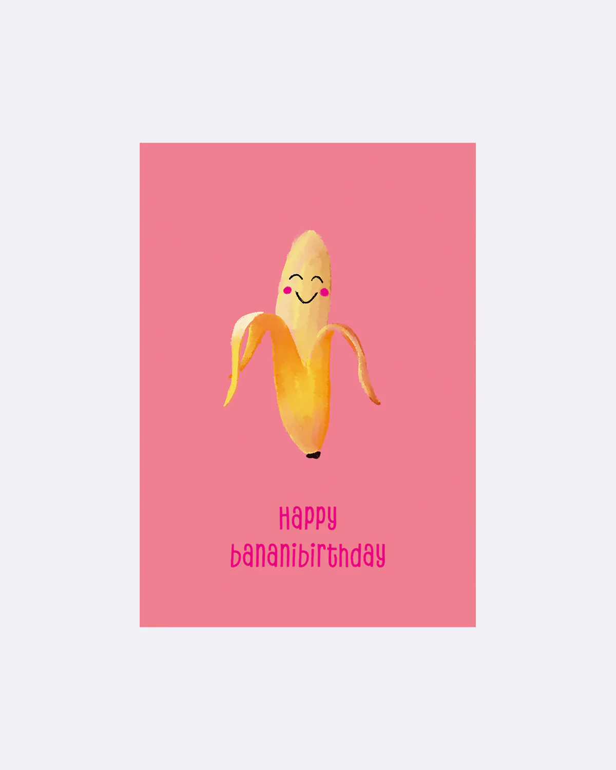 ChicMic YAY Postkarte - HAPPY BANANIBIRTHDAY