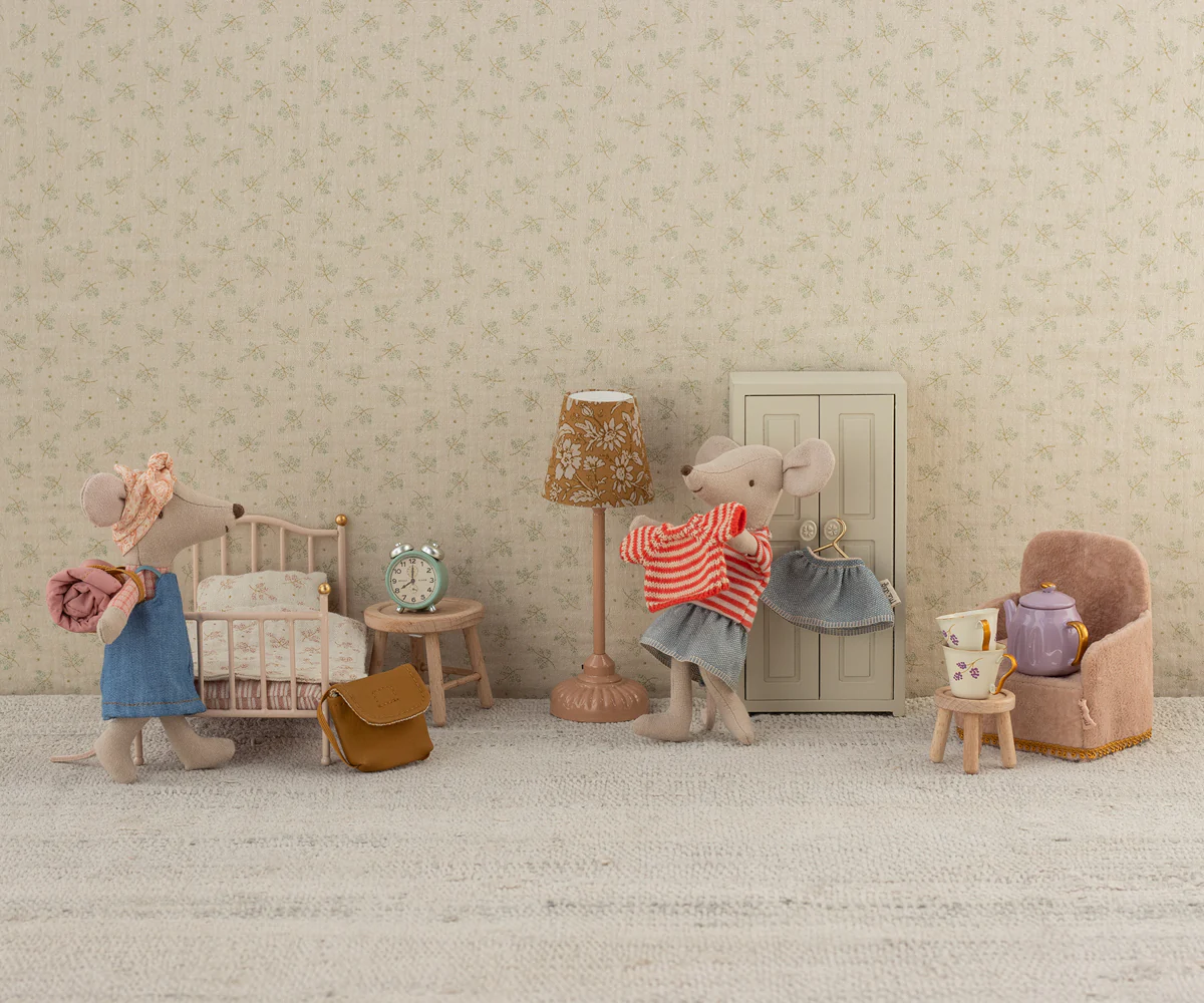 Maileg Zubehör Mäusehaus - Sessel / Klappstuhl - Powder 