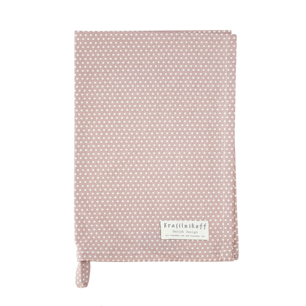 Krasilnikoff Geschirrtuch TUPFEN ROSA 
