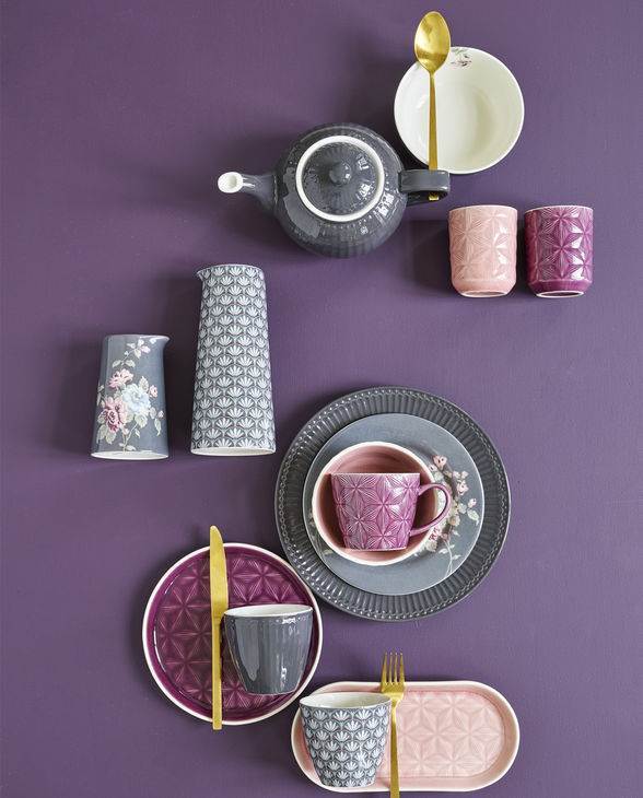 Greengate Alice dark grey Latte Cup