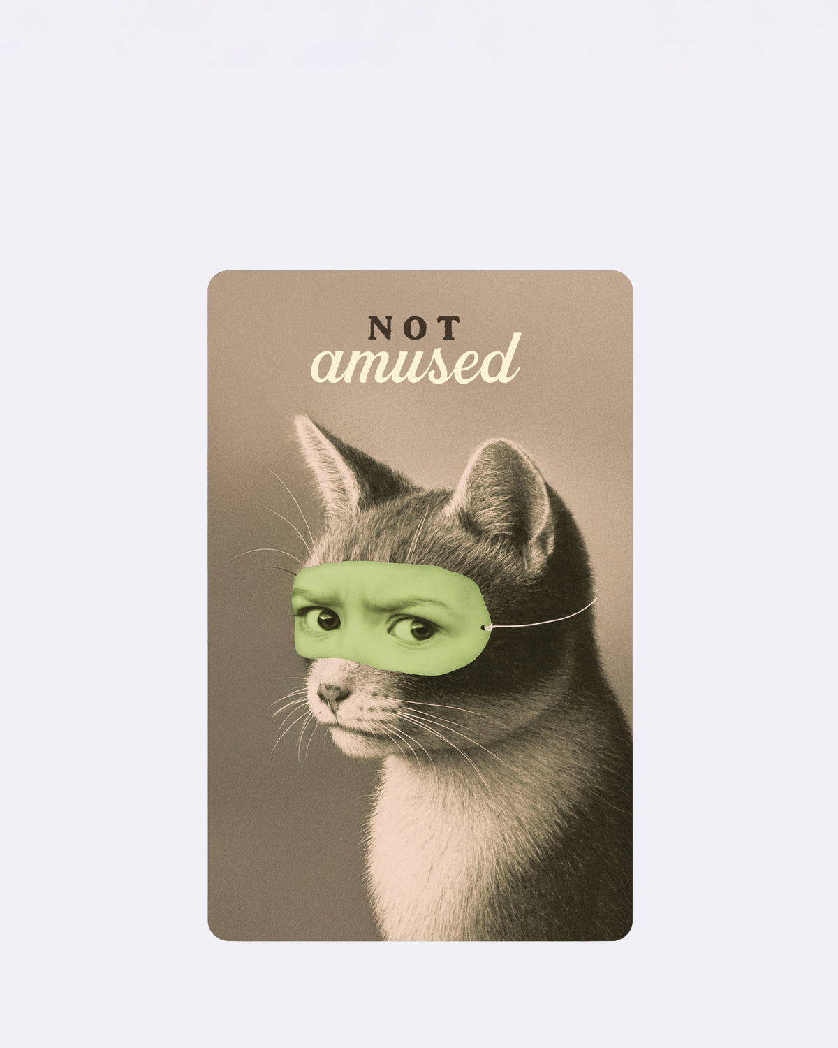 ChicMic Luna Card - Mini Postkarte - Not amused