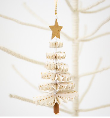 FOLD FIR CHRISTMAS ORNAMENT - PAPIERBAUM 