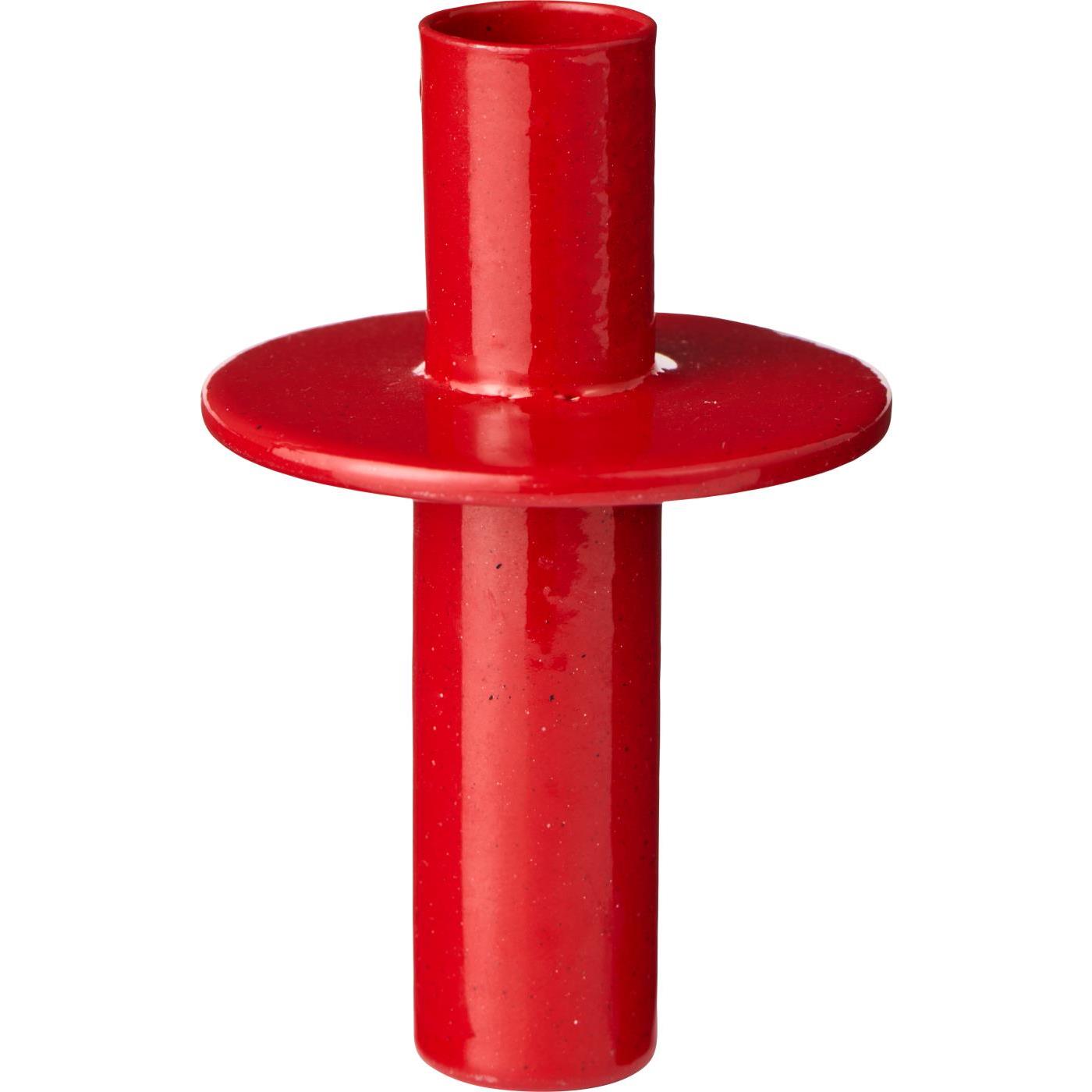 IB LAURSEN KERZENHALTER / FLASCHENSTECKER ROT FÜR KERZE Ø 1,3 cm 
