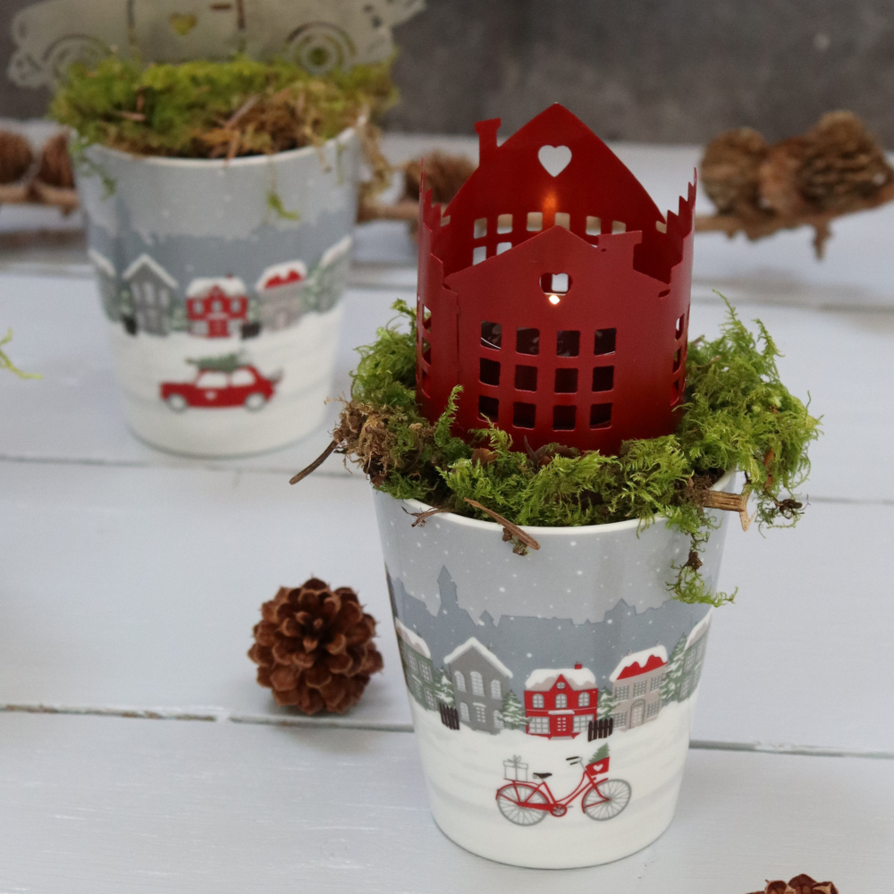 Krasilnikoff Happy Mug Riding in the city 