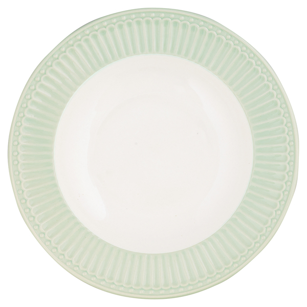 Greengate Alice pale green Teller tief / Suppenteller 