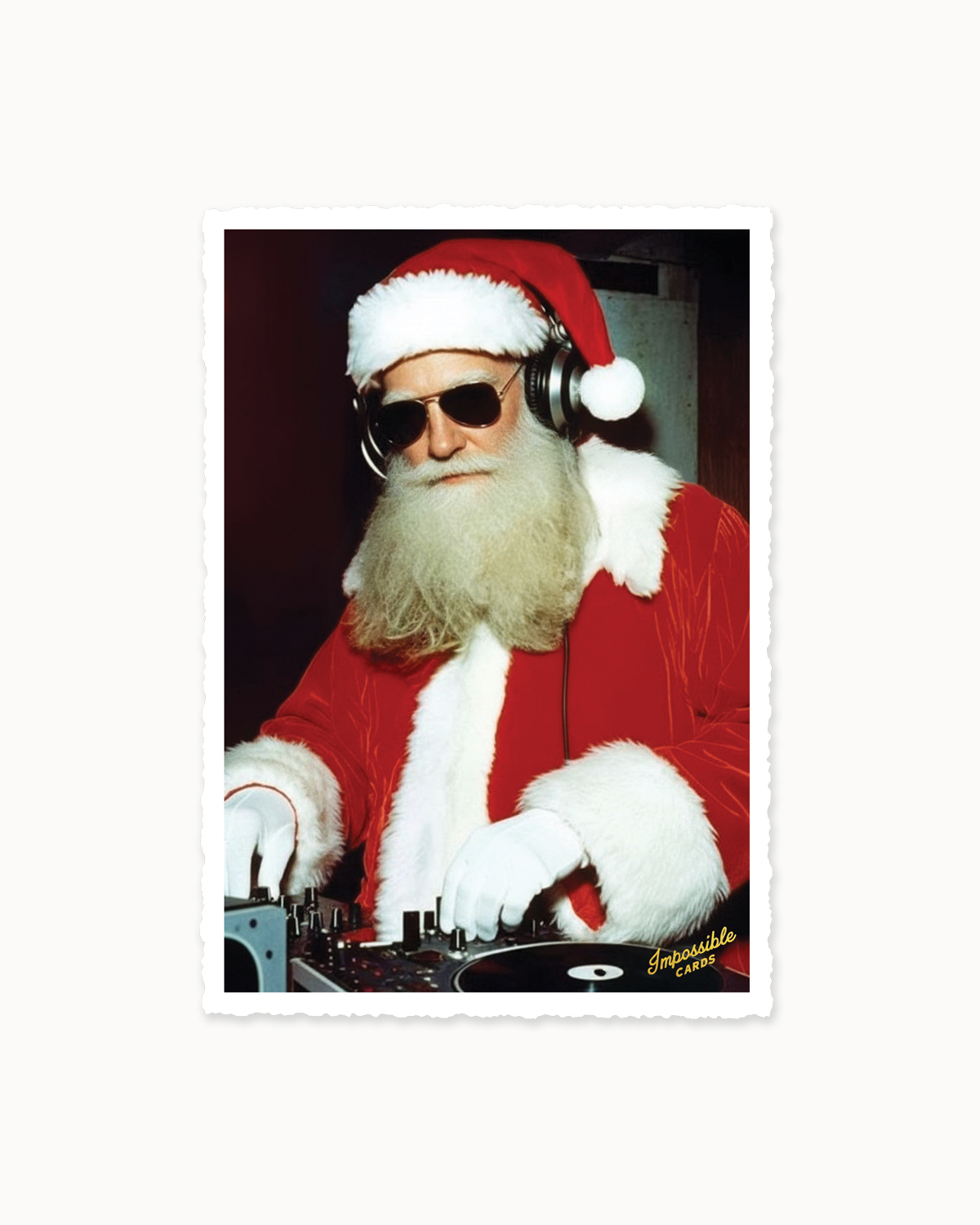 chic.mic - Impossible Weihnachtspostkarte - DJ Santa