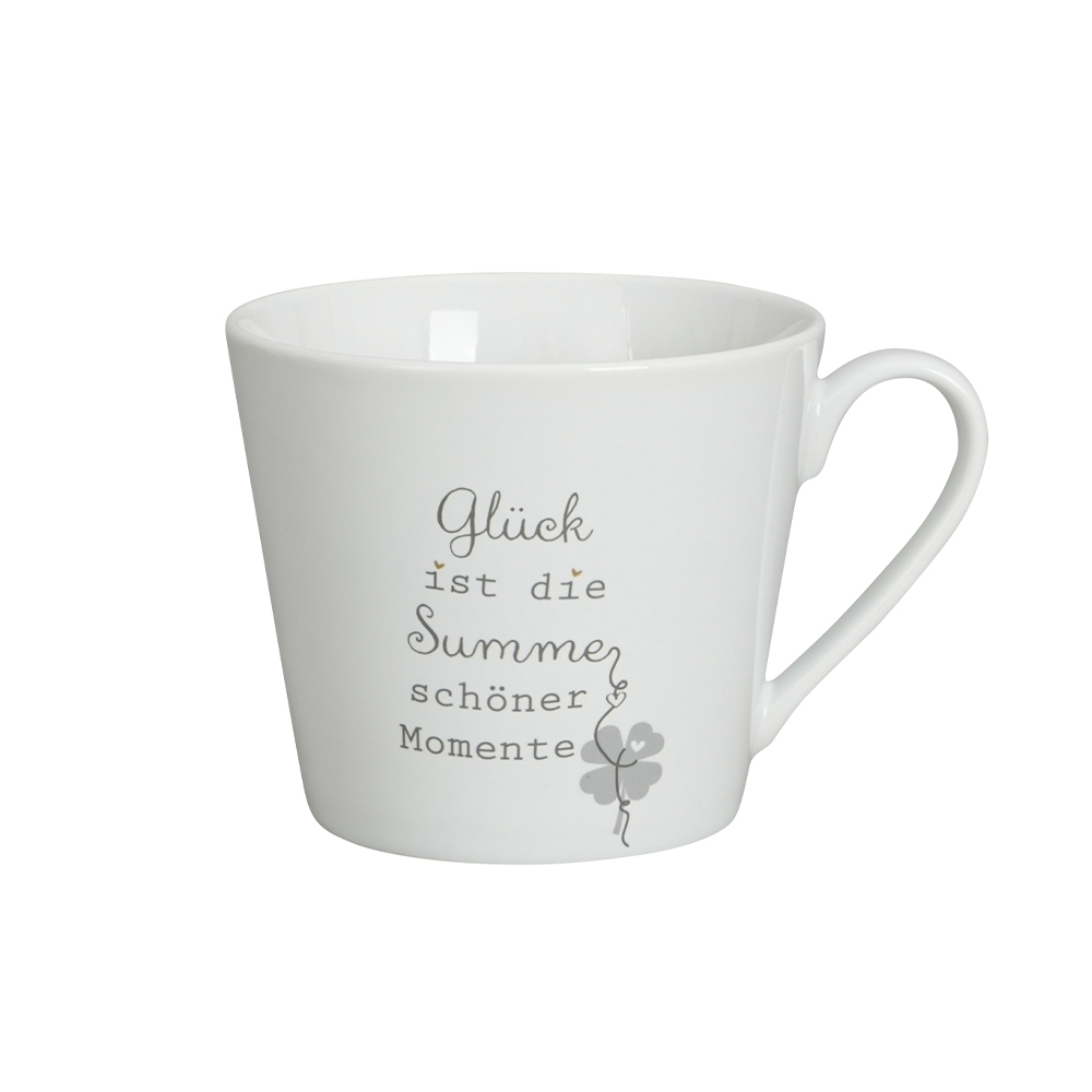 Krasilnikoff Tasse - GLÜCK IST DIE SUMME SCHÖNER MOMENTE