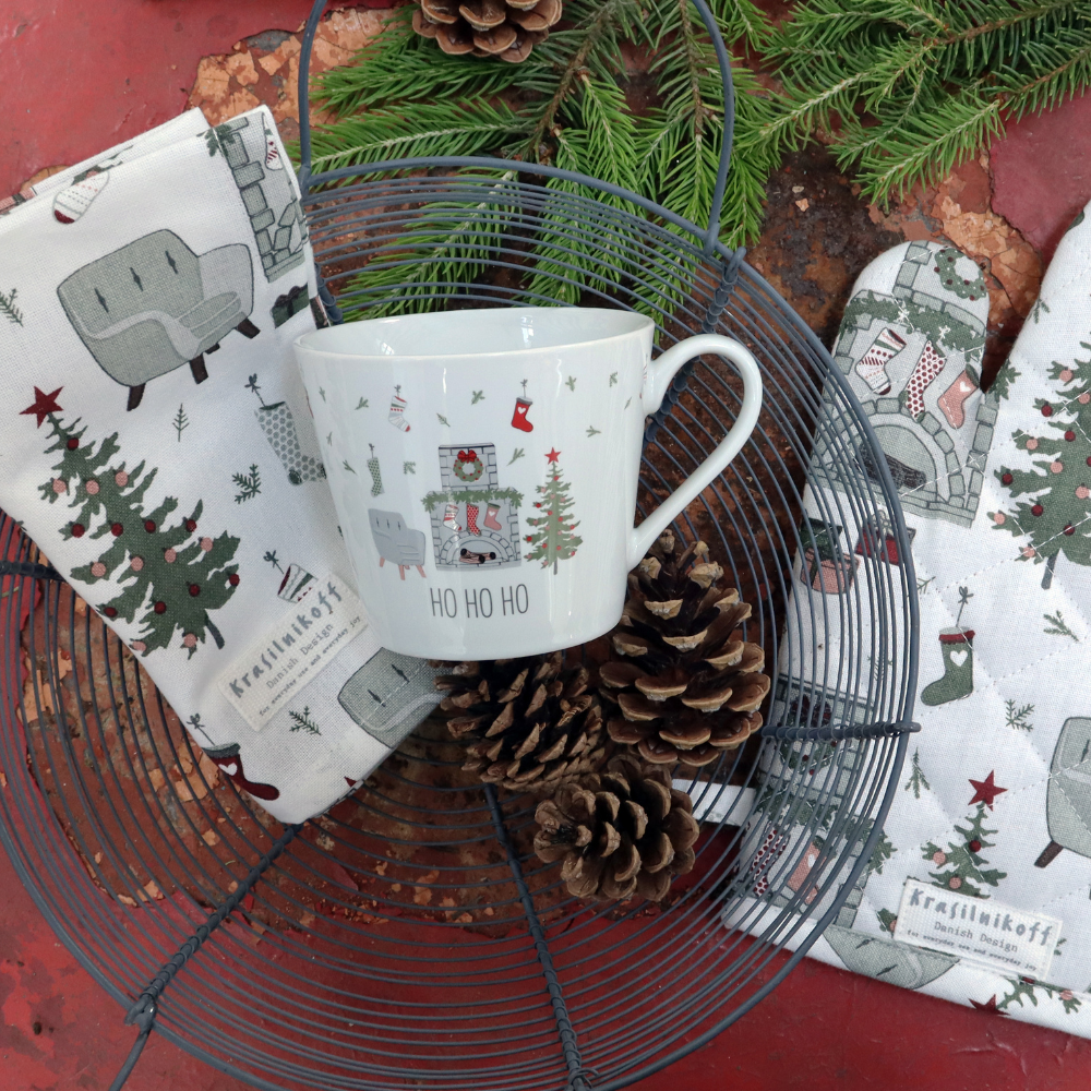 Krasilnikoff Geschirrtuch BY THE FIRE