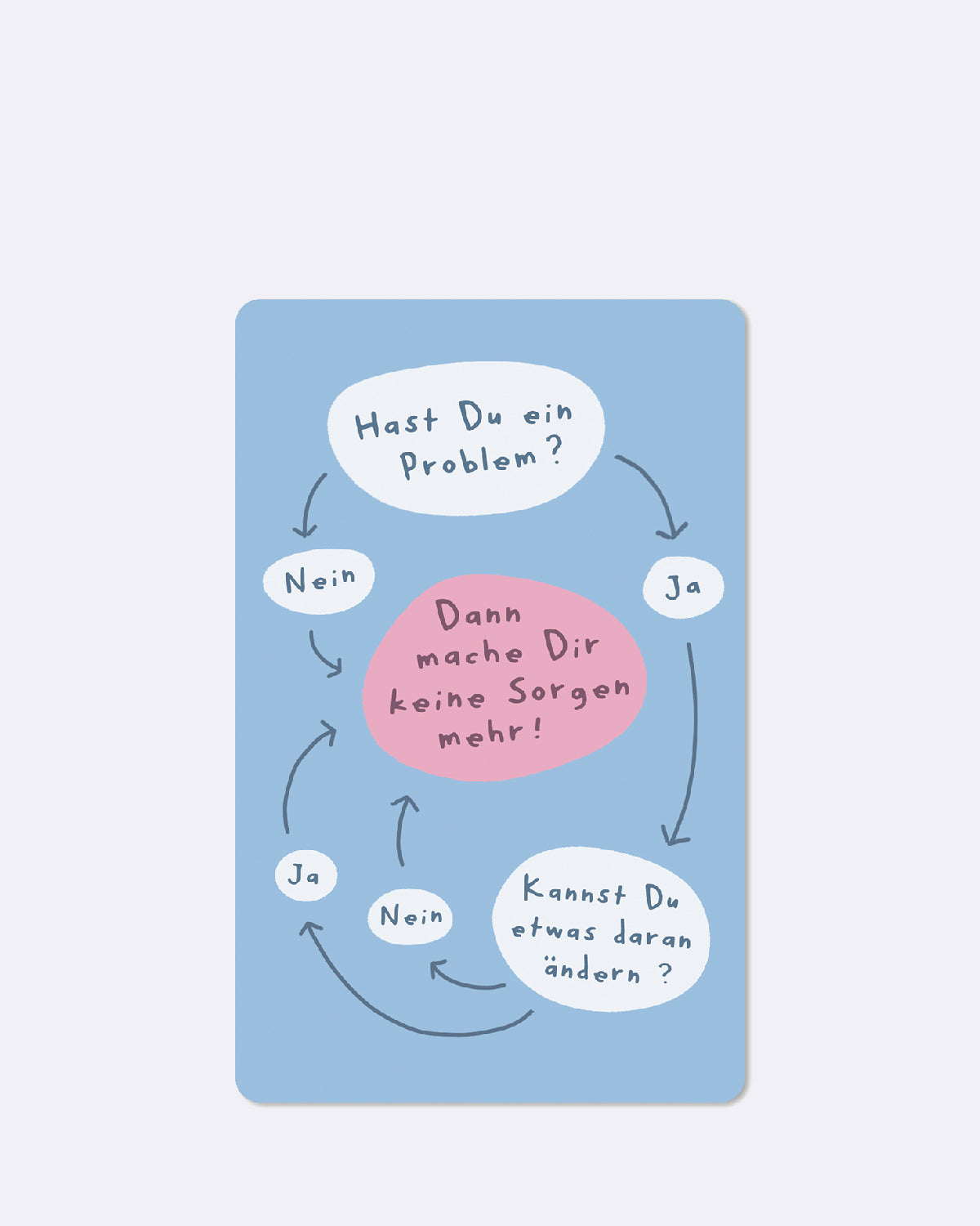 ChicMic Luna Card - Mini Postkarte - Hast Du ein Problem?