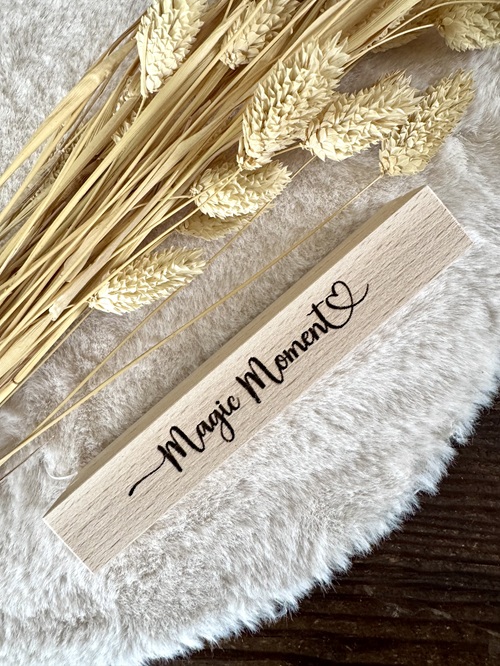 Herz im Holz - Foto- und Kartenständer Magic Moment 