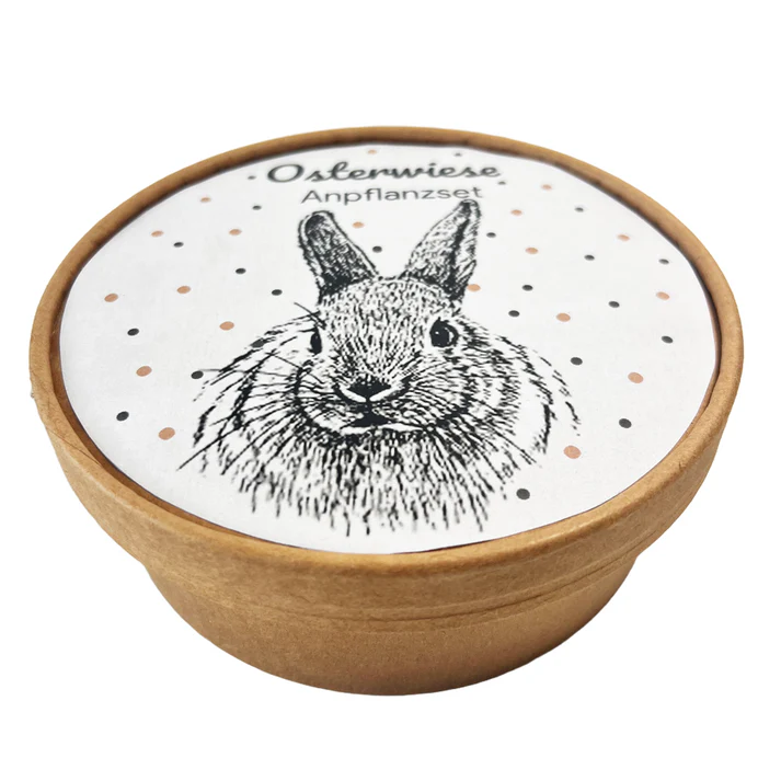 Wunderle - Osterwiese XL - Ostergeschenke mit Kresse & Hasen 