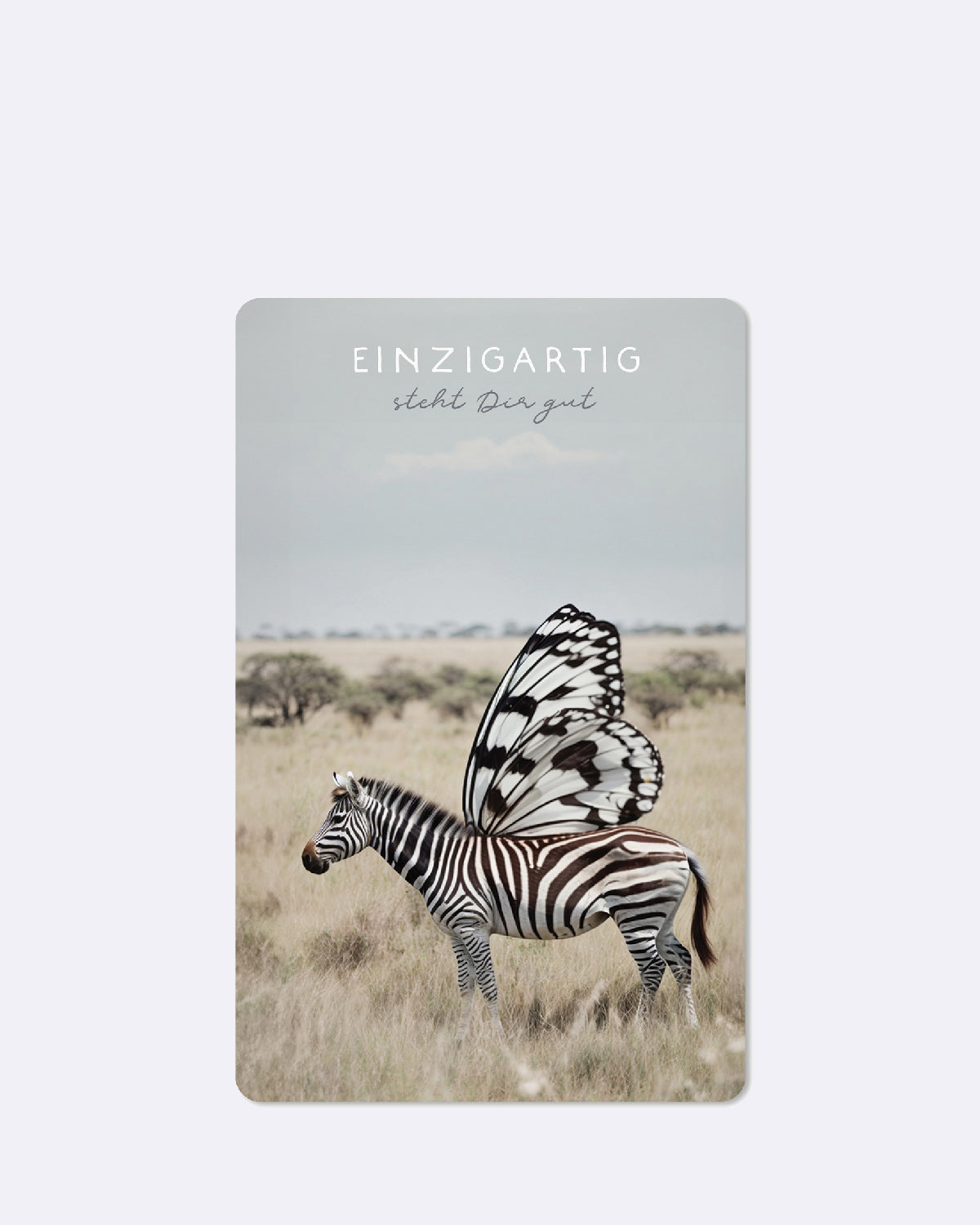 ChicMic Luna Card - Mini Postkarte - Einzigartig steht Dir gut