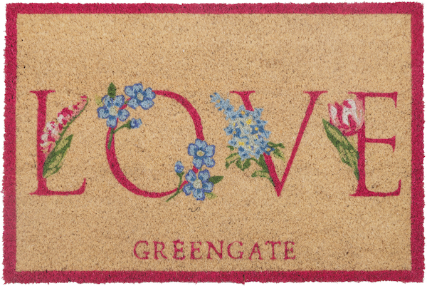 Greengate Agnes Love White Kokosmatte 