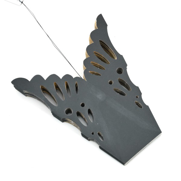 ONLY NATURAL - PAPIER SCHNEEFLOCKE ZUM HÄNGEN - SCHWARZ - DURCHMESSER 30 cm 