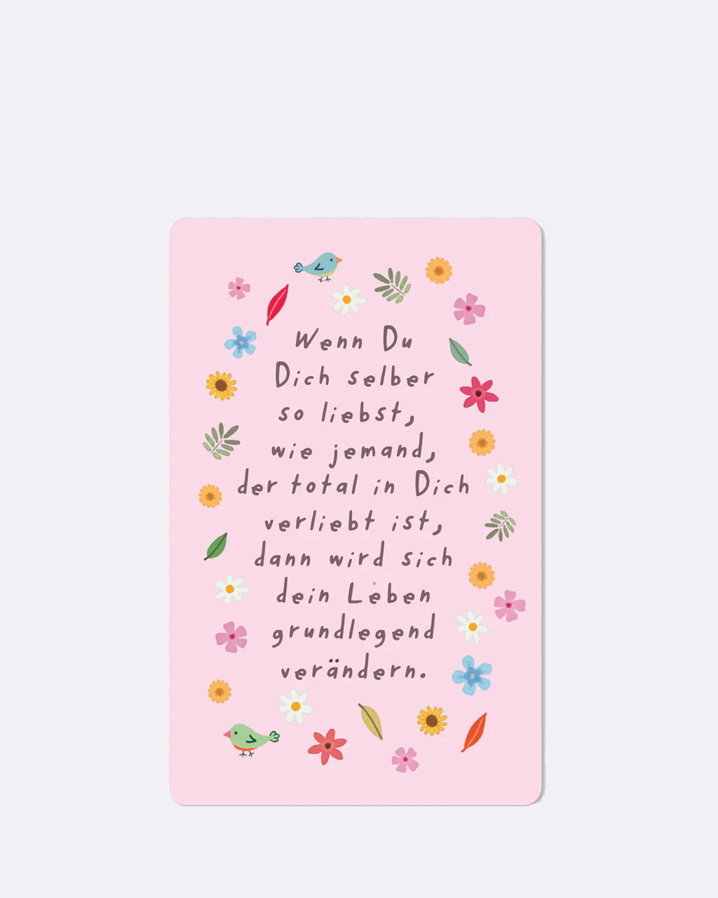 ChicMic Luna Card - Mini Postkarte - Selbstliebe