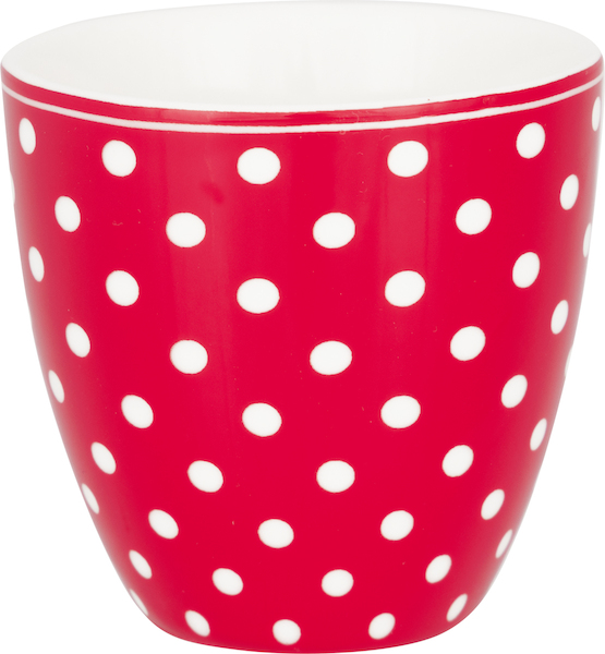 Greengate Mini Latte Cup Dotty Red  