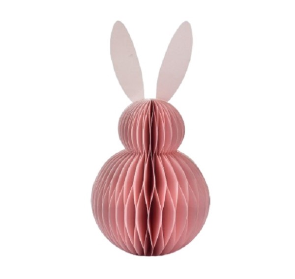 ONLY NATURAL - BIENENWABE HASE ROSA - Höhe 20 cm 