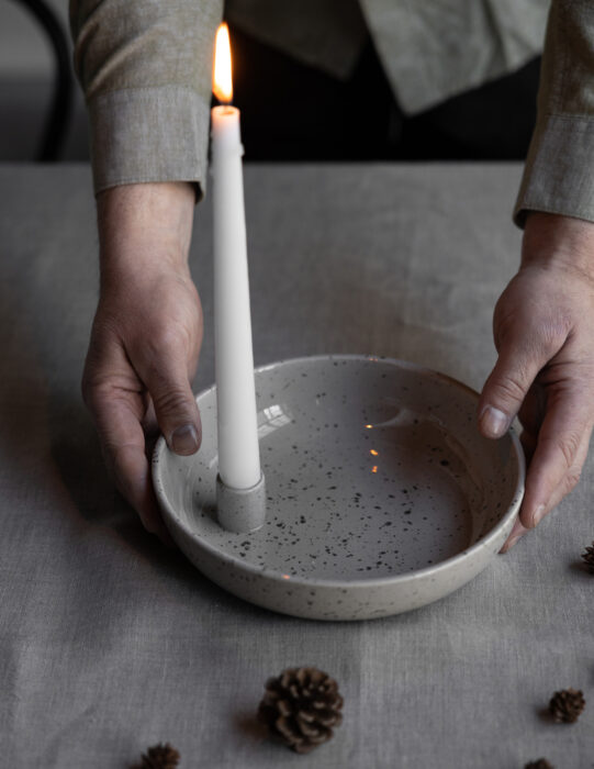 Storefactory Lidatorp Kerzenständer -  Large Natur