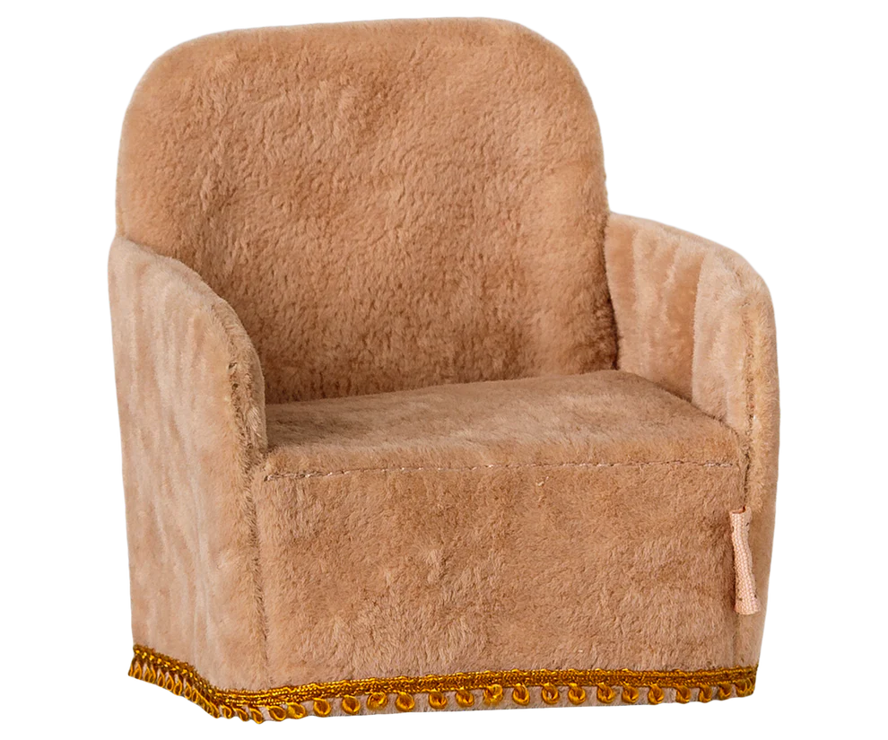 Maileg Zubehör Mäusehaus - Sessel / Klappstuhl - Powder 