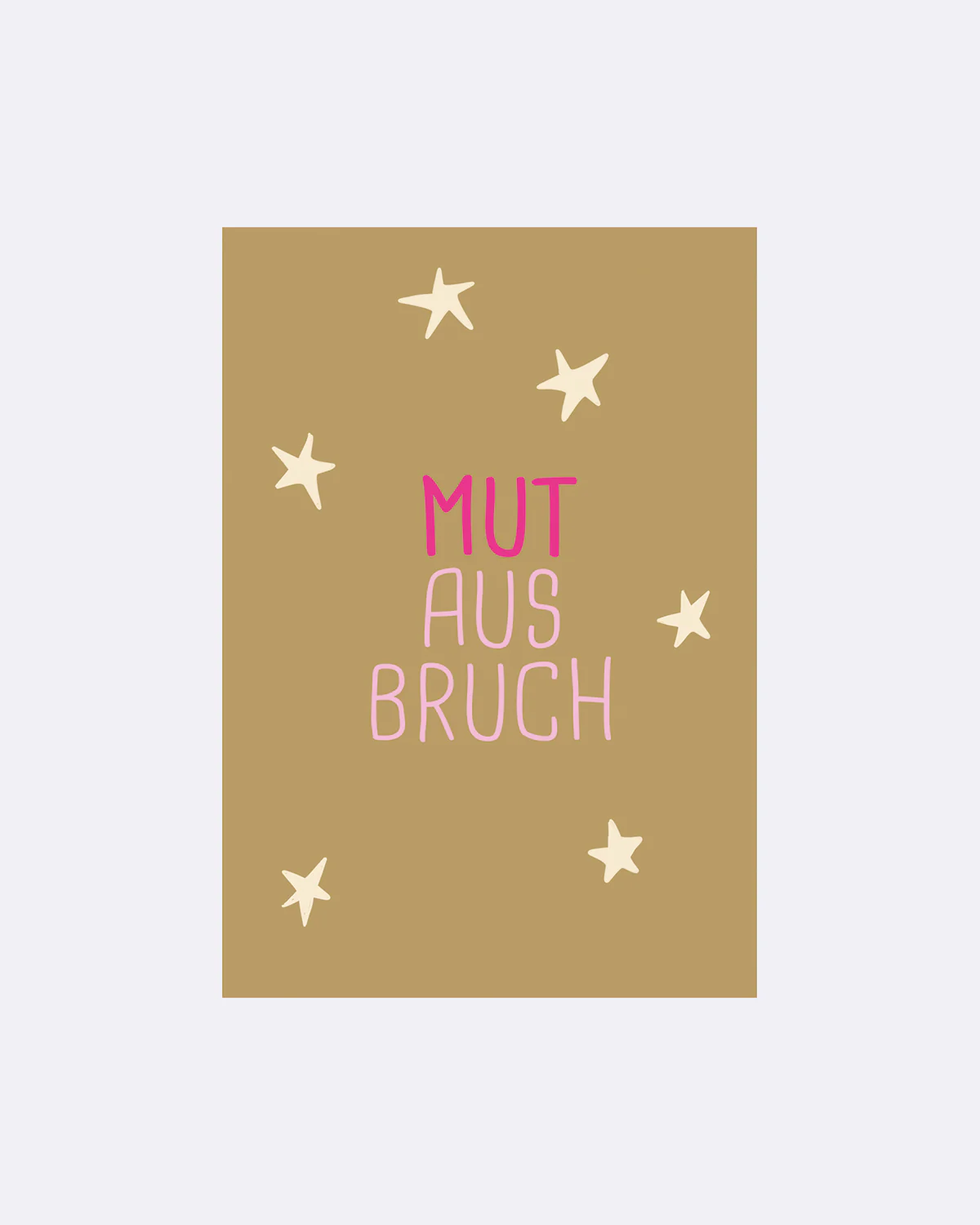 ChicMic YAY Postkarte - Mutausbruch Sterne