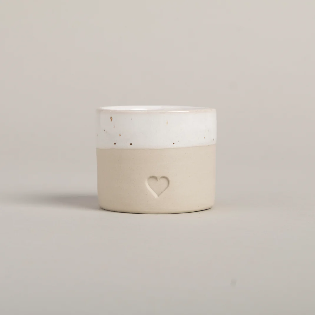 Eulenschnitt Eierbecher Herz 