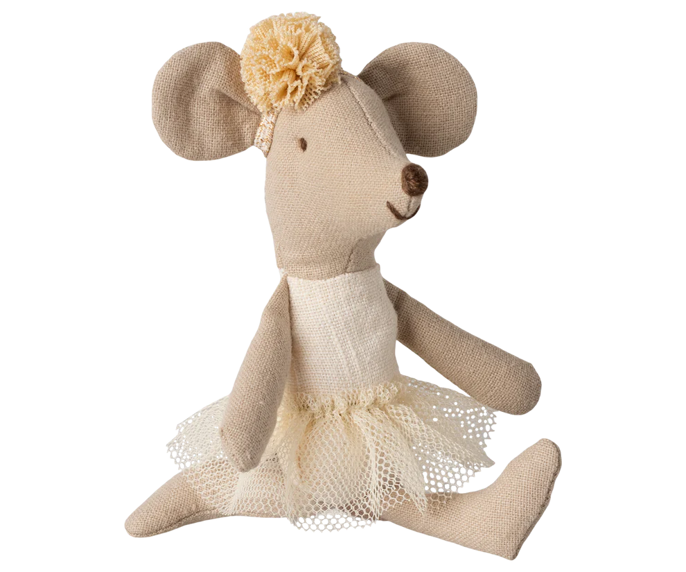 Maileg Ballerina-Maus - Kleine Schwester - Cremefarben 