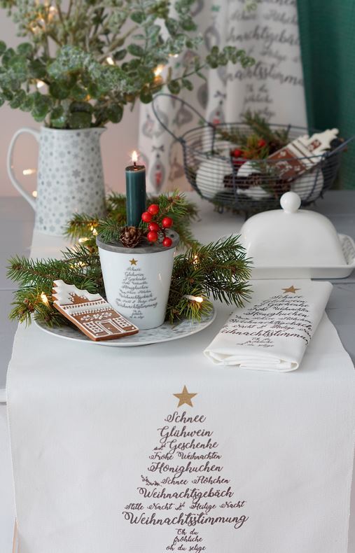 Krasilnikoff HAPPY MUG CHRISTMAS WORDS