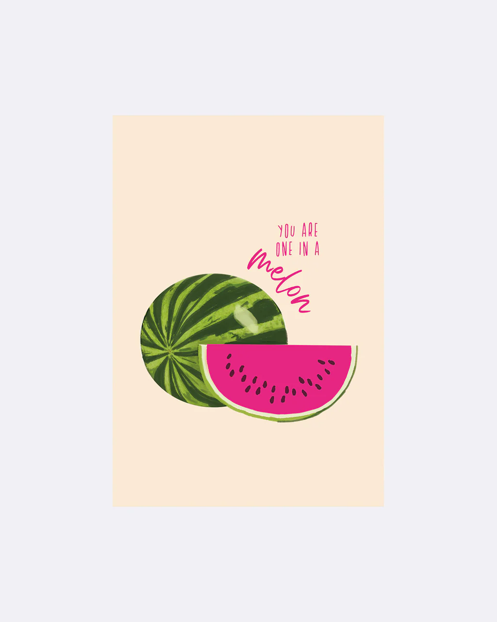ChicMic YAY Postkarte - You are One in a Melon! Melone