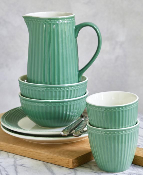 Greengate Alice Dusty Green  Krug - 1 Liter