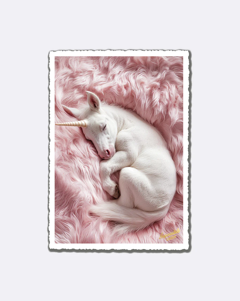 ChicMic Impossible Postkarte - Baby-Einhorn