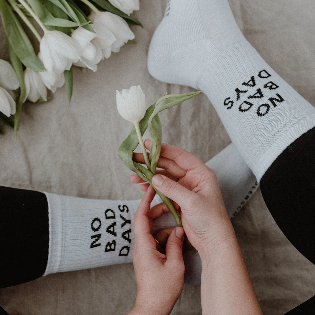 Eulenschnitt  Socken No bad days 