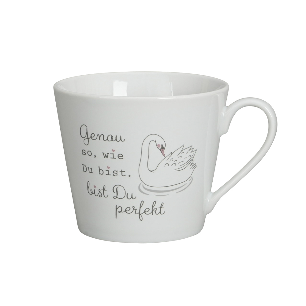 Krasilnikoff Tasse - GENAU SO WIE DU BIST, BIST DU PERFEKT
