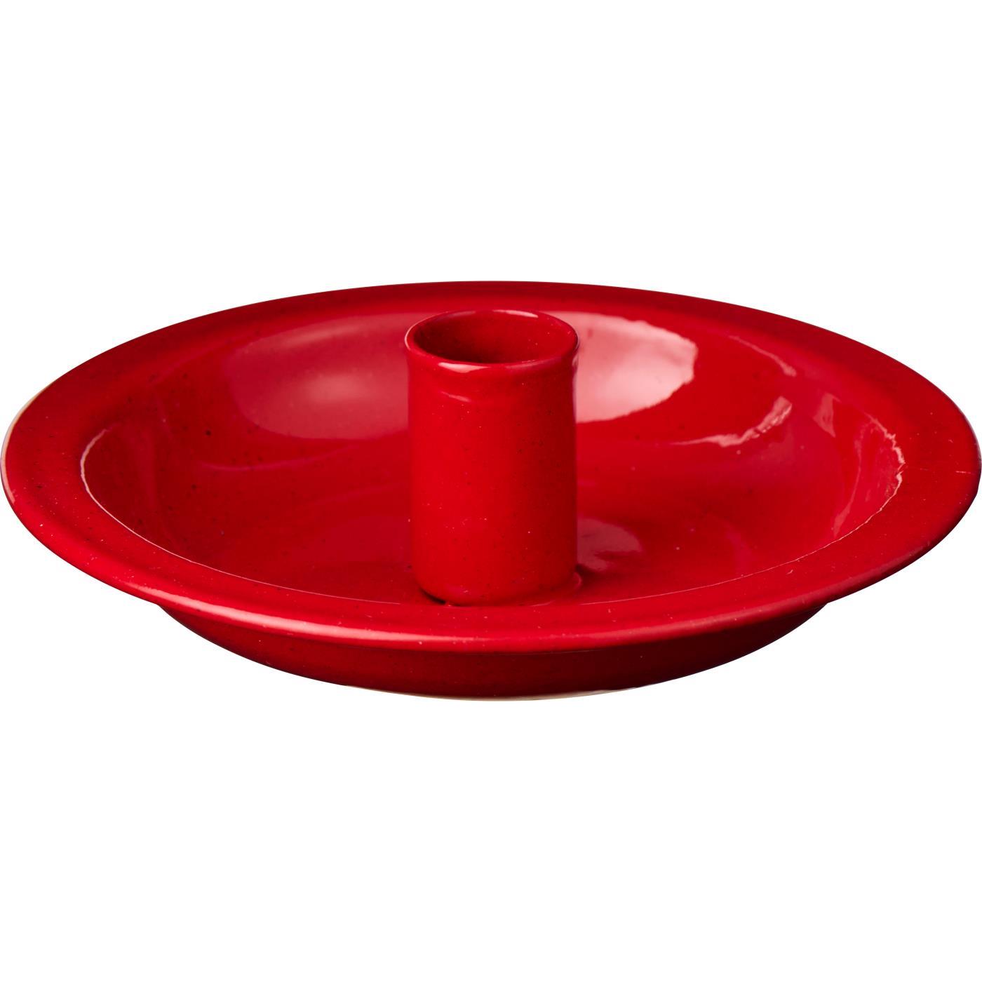 IB LAURSEN KERZENHALTER ROT FÜR KERZE Ø 1,3 cm     