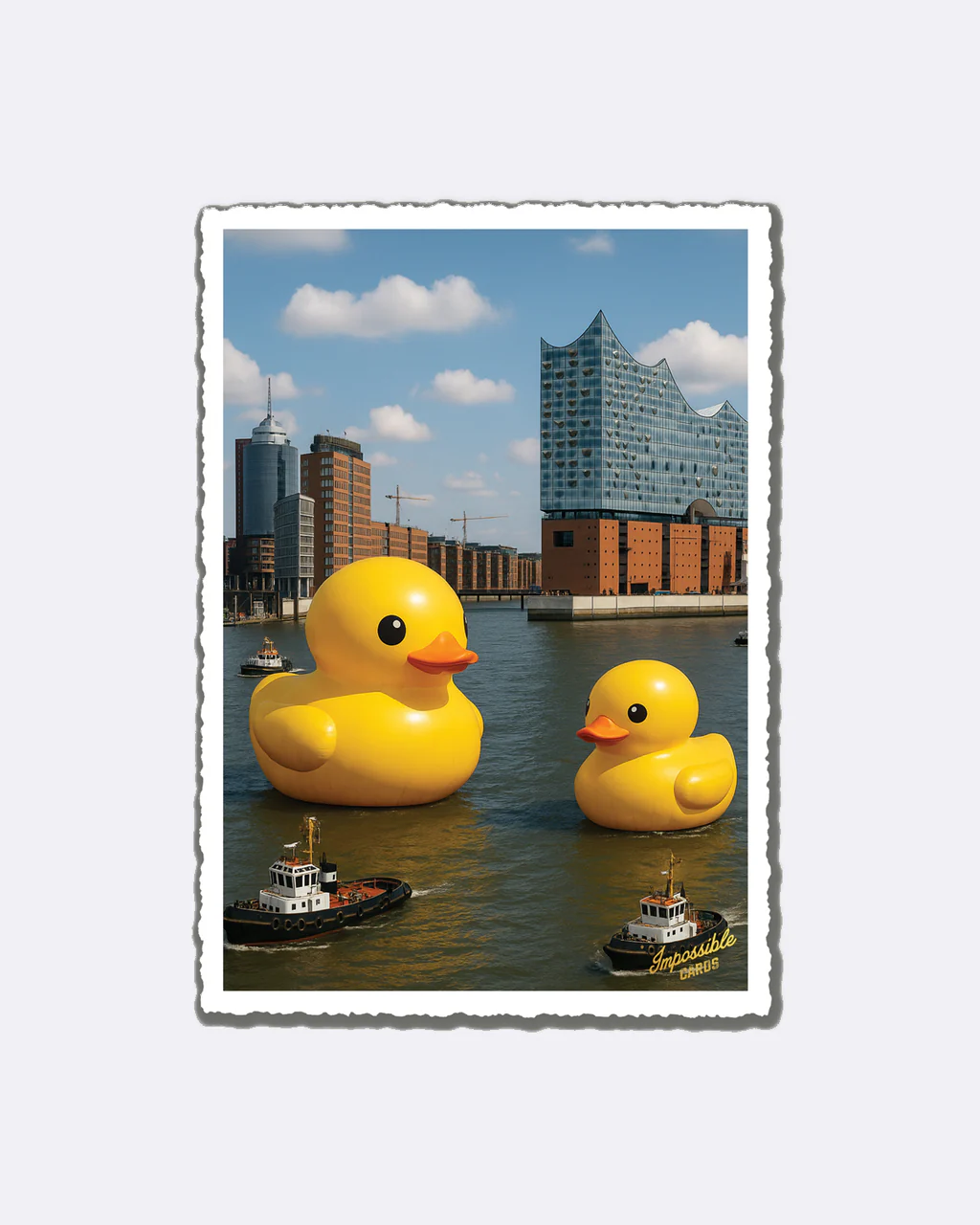 ChicMic Impossible Postkarte - Badeente