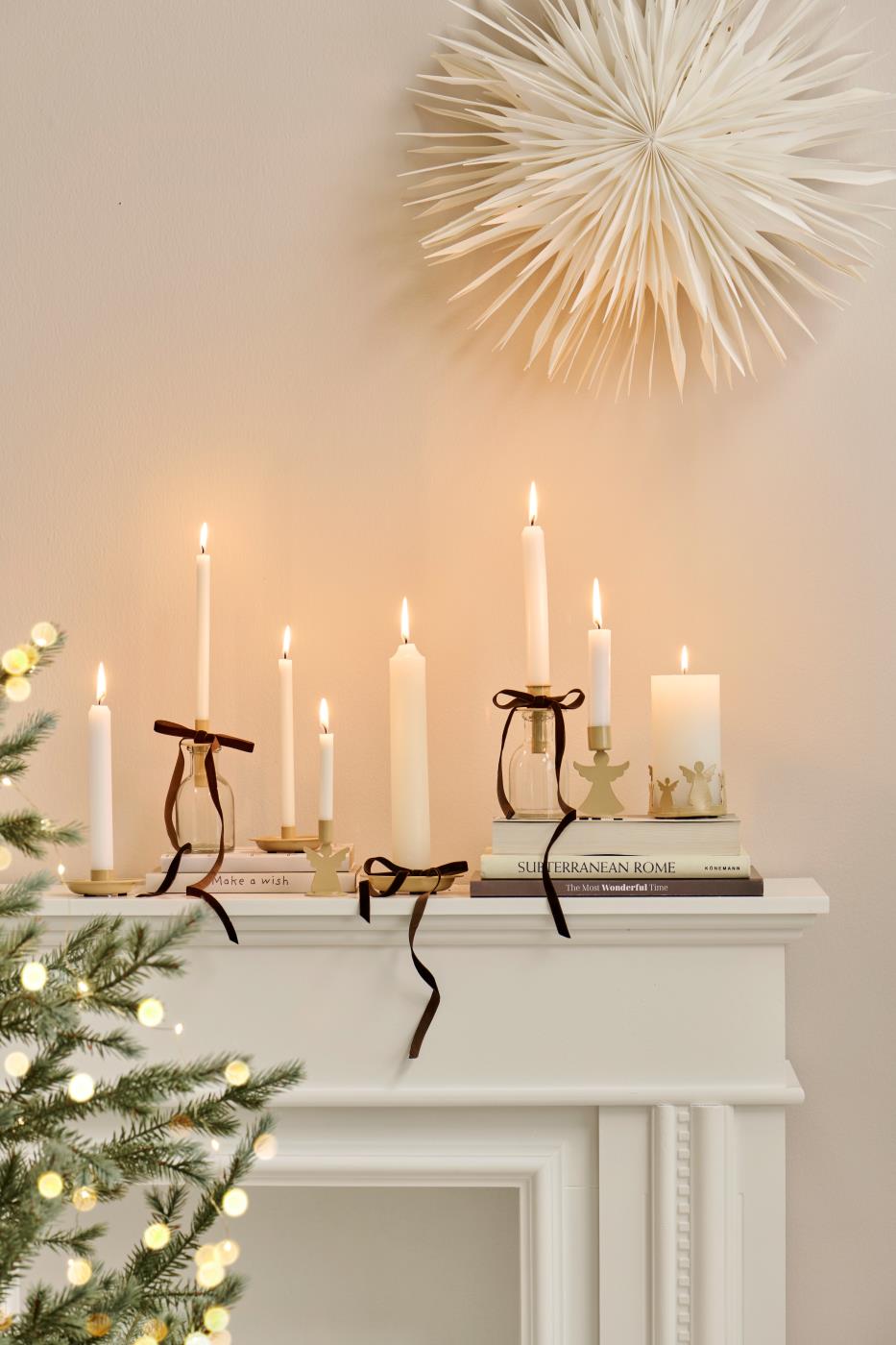 IB LAURSEN KERZENHALTER BEIGE FÜR KERZE Ø 1,3 cm      