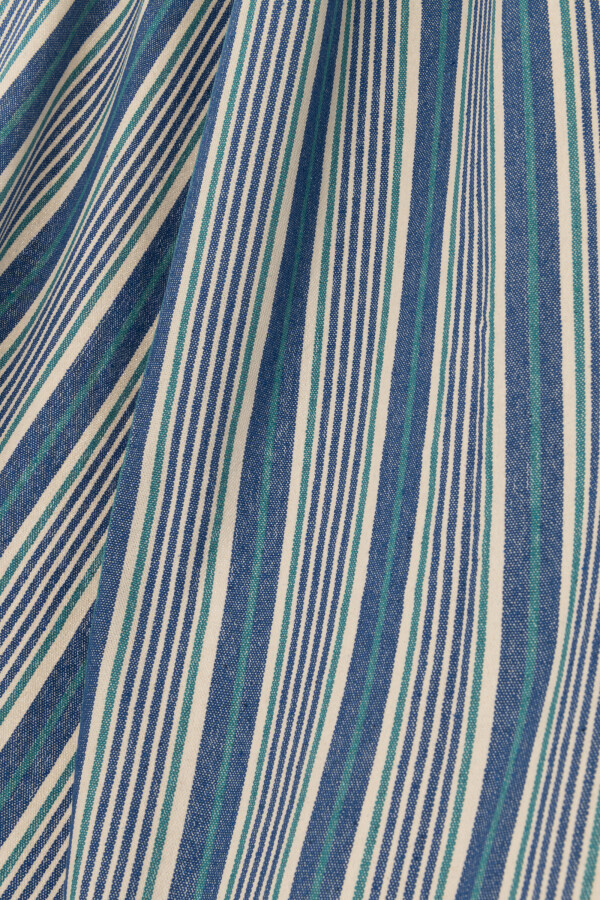 Hängematte Streifen Blau/Weiß