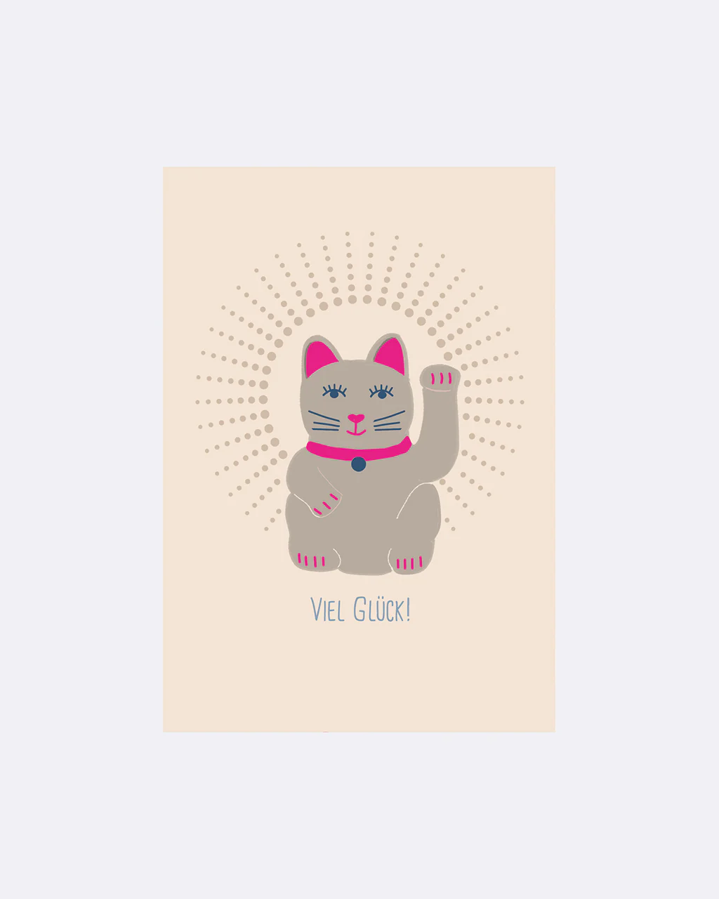 ChicMic YAY Postkarte - Viel Glück! Katze