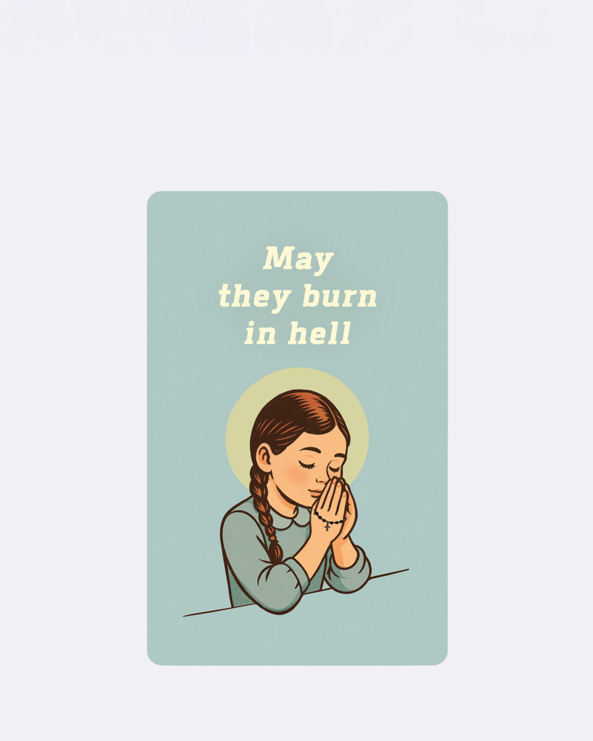 ChicMic Luna Card - Mini Postkarte - May they burn in hell