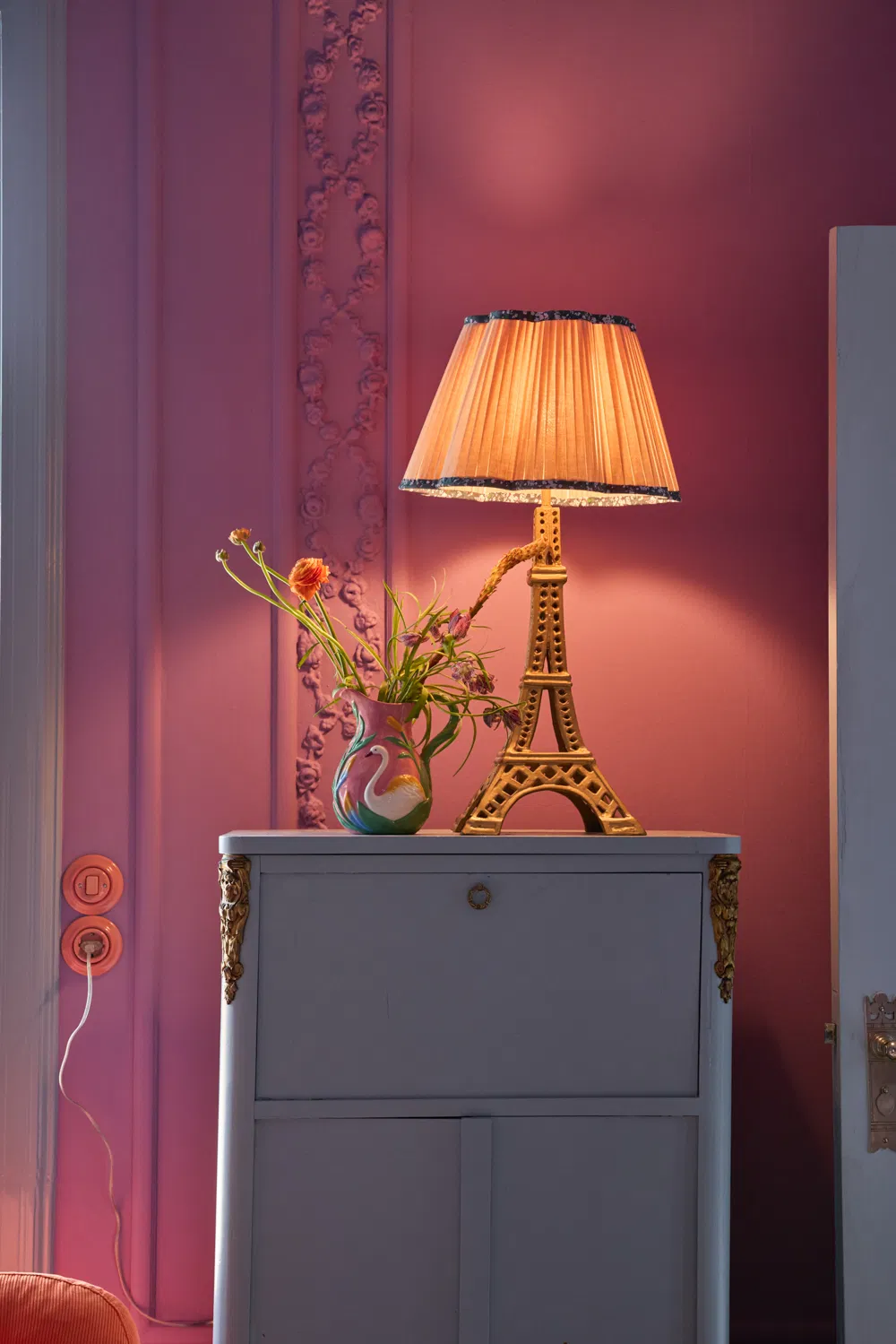 Rice Lampenfuß Eiffelturm Golf - Groß