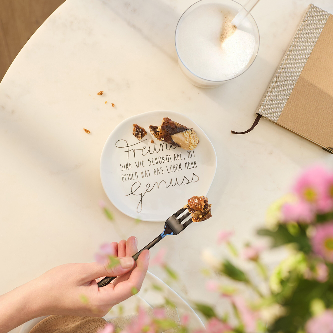 RÄDER TELLER KLEIN FREUNDE SIND WIE SCHOKOLADE...