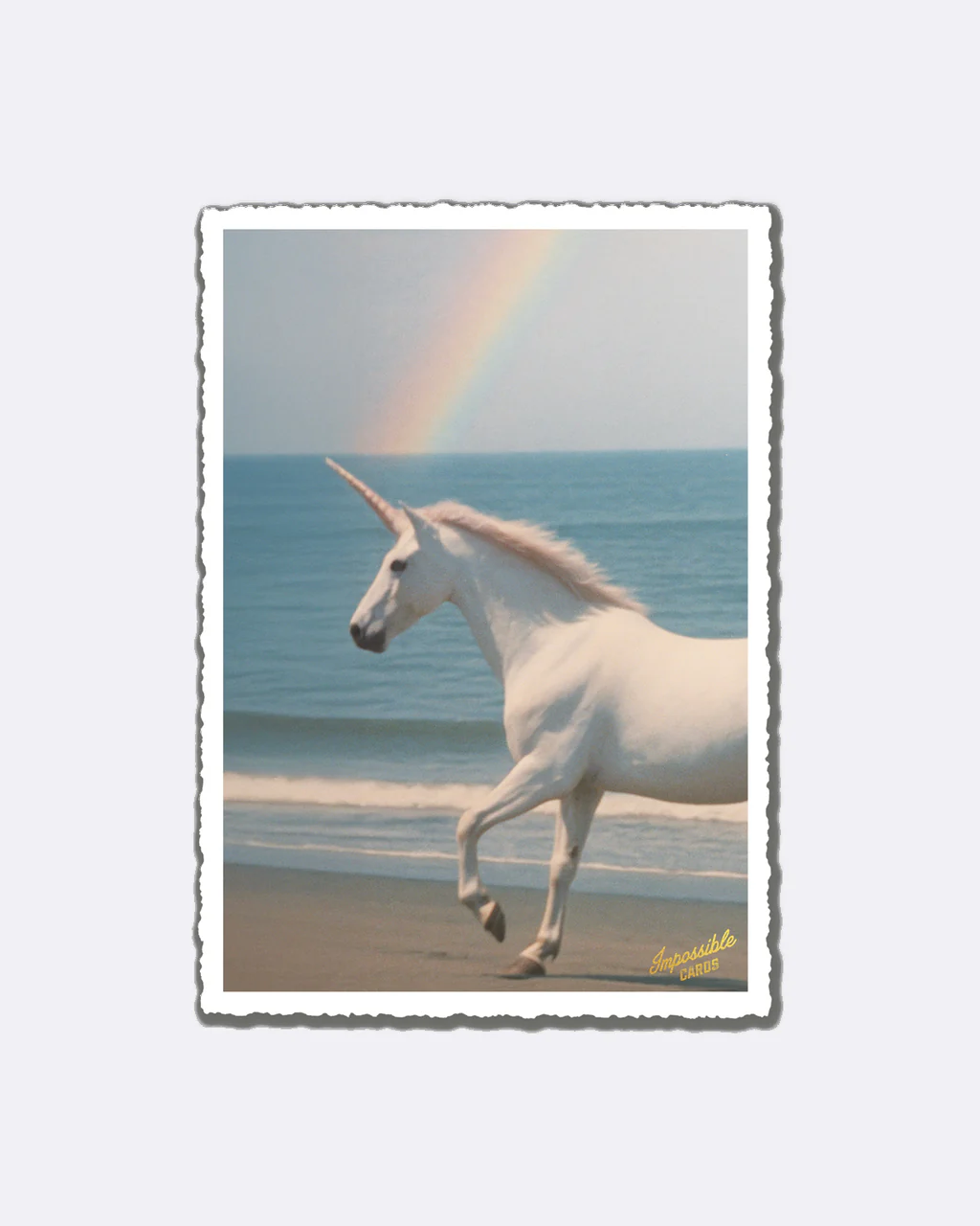 ChicMic Impossible Postkarte - Einhorn am Strand