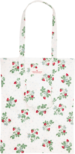 Greengate Berry White Tasche Baumwolle 