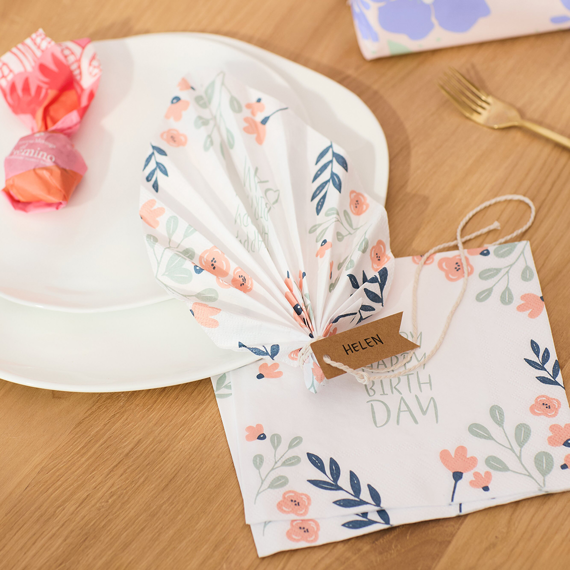 RÄDER PAPIERSERVIETTEN HAPPY HAPPY BIRTHDAY 33 X 33 CM