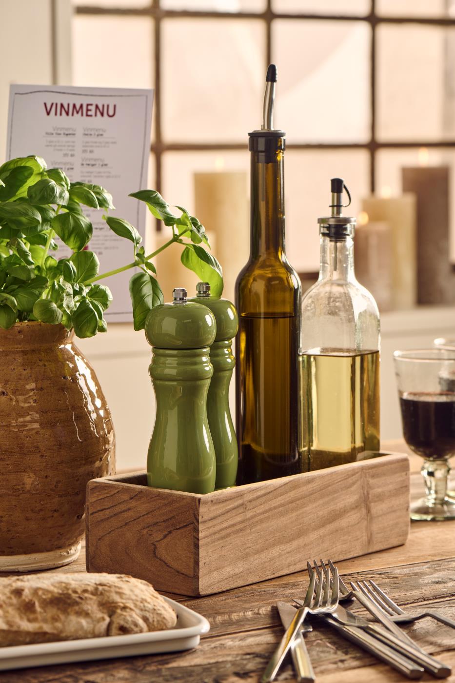 IB Laursen ÖL/ESSIGFLASCHE OLIVGRÜN 390 ml 