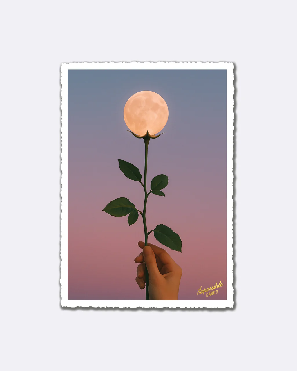 ChicMic Impossible Postkarte - Mond Rose