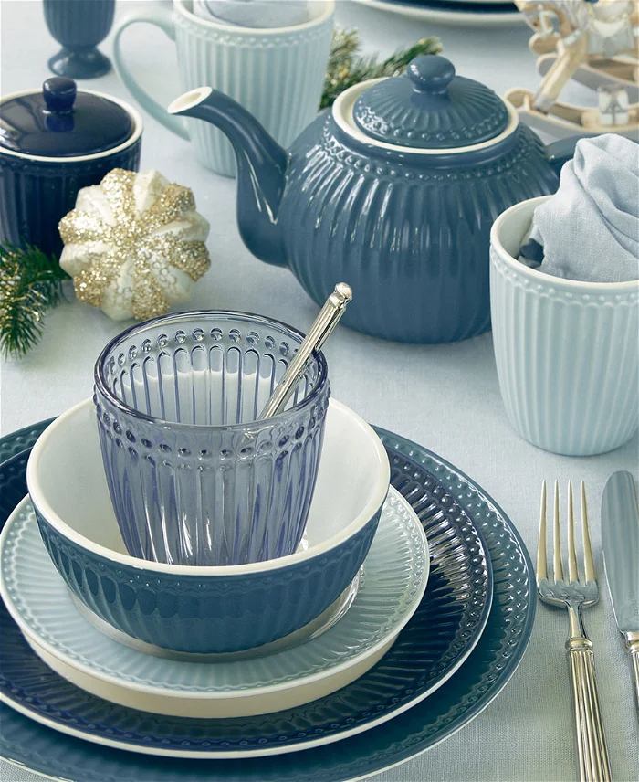 Greengate Alice Blue Wasserglas 