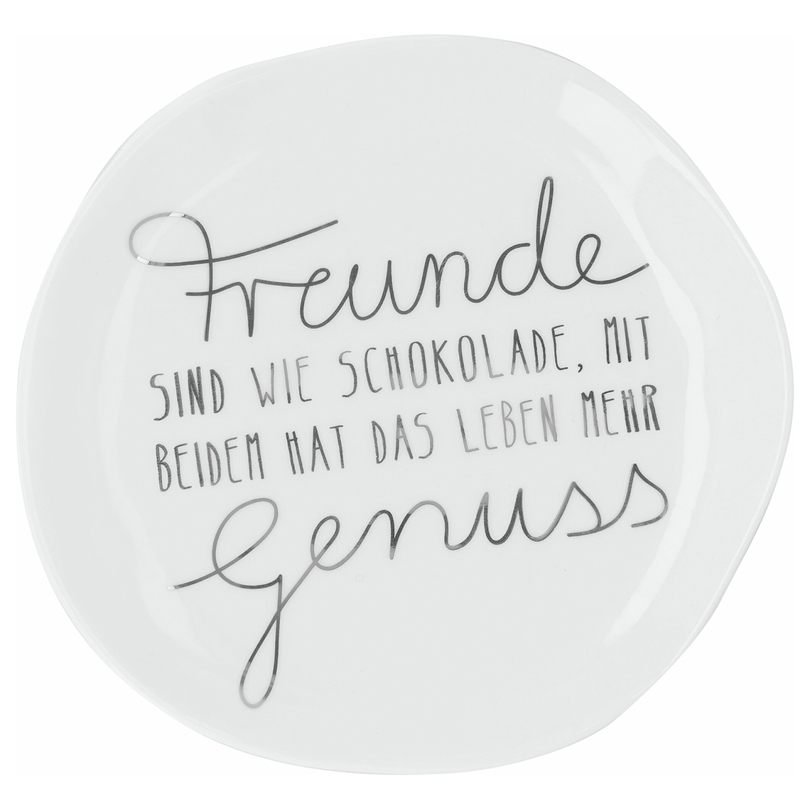 RÄDER TELLER KLEIN FREUNDE SIND WIE SCHOKOLADE...